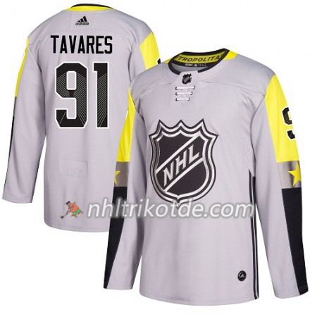 New York Islanders Trikot John Tavares 91 2018 NHL All-Star Metro Division Adidas Grau Authentic - Herren